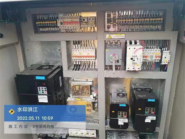 水映洪江項目-塔吊、電梯月檢