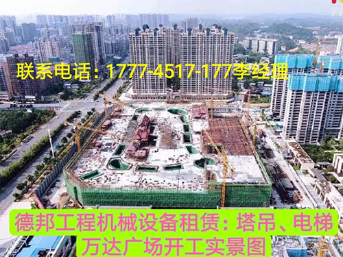 萬(wàn)達廣場(chǎng)、岳麓青城一二三期   租賃塔吊、電梯實(shí)情